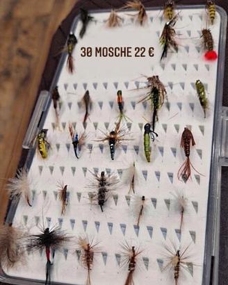 STOCK 33- 30 mosche miste-pesca a mosca