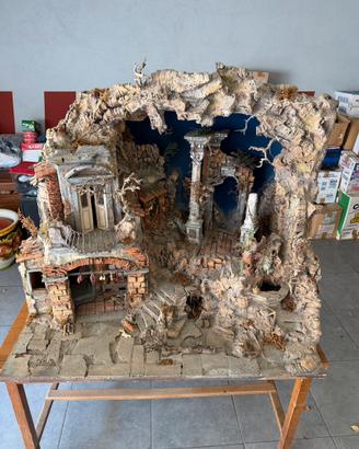 Grande Presepe Artigianale Napoletano in legno