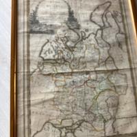 Carta geografica 1795 Impero Russia e suoi governi