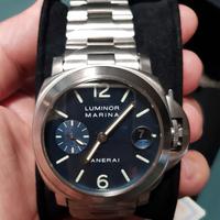 panerai luminor marina in acciaio satinato 40 mm 