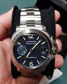 panerai luminor marina in acciaio satinato 40 mm 