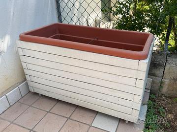 Fioriere in legno