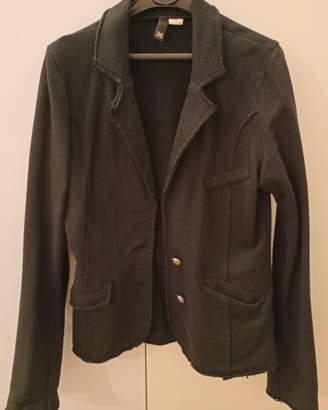 Giacca blazer felpa H&M nera S