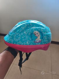 casco bambina frozen per bicicletta 