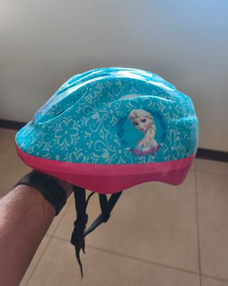 casco bambina frozen per bicicletta 
