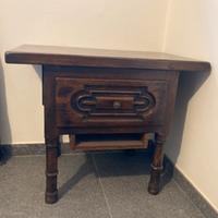 Tavolino in legno massello porta tv
