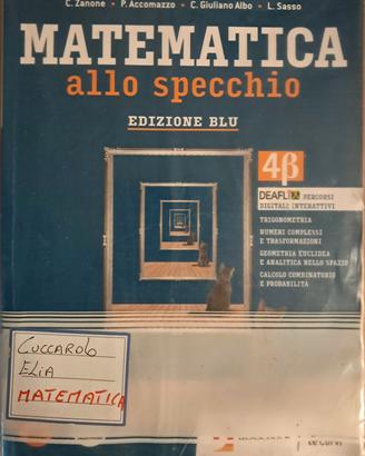 libri di matematica triennio 