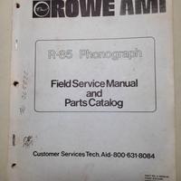 ROWE AMI Model R85 Jukebox Manual