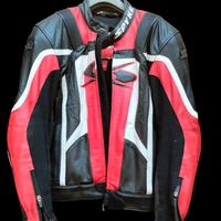 GIUBBOTTO MOTO IN PELLE SPYKD