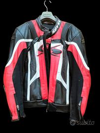 GIUBBOTTO MOTO IN PELLE SPYKD