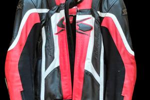 GIUBBOTTO MOTO IN PELLE SPYKD