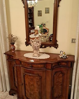 Credenza con specchiera