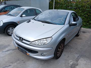 Ricambi usati Peugeot 206 C+C 1.6 16v benz 03 NFU