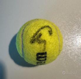 Pallina da tennis autografata da Alexander Bublik