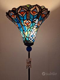 Lampada da terra tiffany