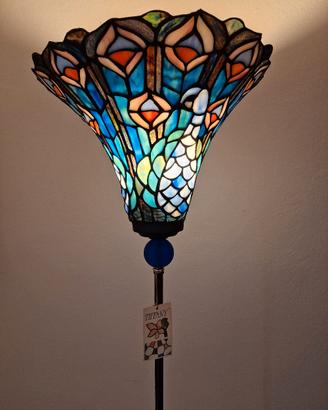 Lampada da terra tiffany