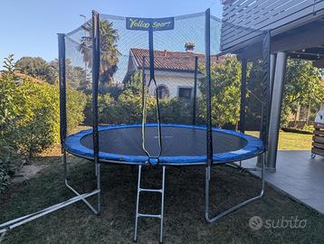 Trampolino elastico saltare grande diametro 366 cm