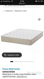 Materasso King size quasi nuovo IKEA VATNESTROM