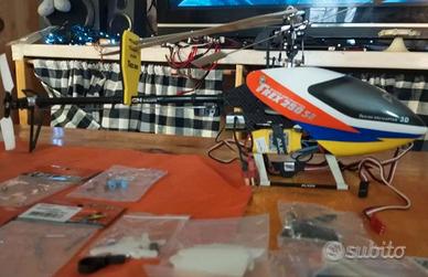 Align T-Rex 250 SE pieno di ricambi Elicottero rc