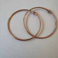 Orecchini Vintage a Cerchio Sottili – Diam. 5 cm