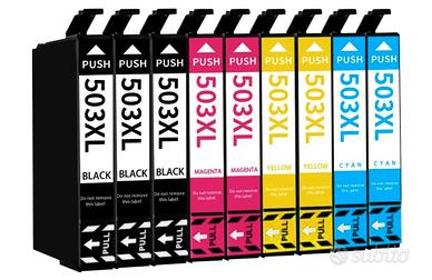 Cartucce compatibili EPSON 503 XL - 9 pezzi