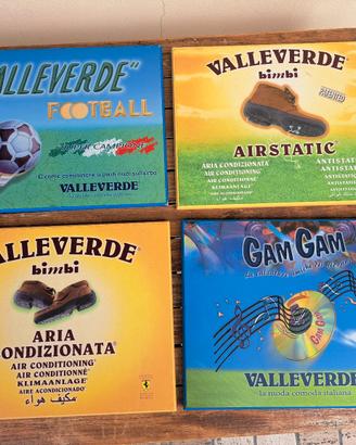 Lotto 4 targhe pubblicitarie VINTAGE  in legno 