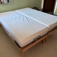 Letti Singoli Motorizzati con Materassi Ergonomici