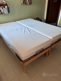 Letti Singoli Motorizzati con Materassi Ergonomici