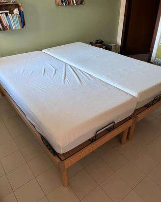 Letti Singoli Motorizzati con Materassi Ergonomici
