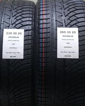 4 GOMME 235 35 20 E 265 35 20 MICHELIN BR1685