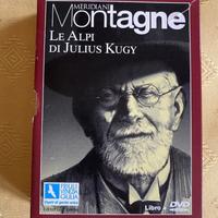 Cofanetto le alpi di Julius Kugy libro + dvd raro