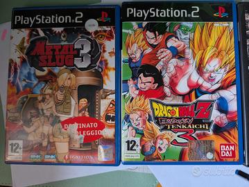 Lotto PS2 DBZ Tenkaichi 3 + Metal Slug 3