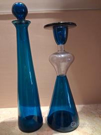 Bottiglie firmate Gio Ponti per Venini anni '90