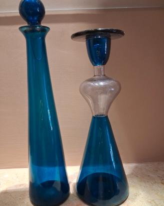 Bottiglie firmate Gio Ponti per Venini anni '90