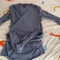 Maglia di cotone permfsee skin to skin con bebé