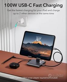 ESR Hub Portatile con Supporto 8-in-1 USB C