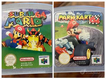 Giochi Nintendo 64 Mario Kart 64 e Super Mario 64