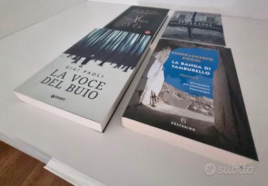 Lotto libri 4 romanzi thriller scrittori italiani