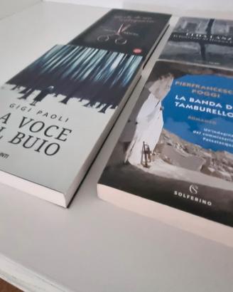 Lotto libri 4 romanzi thriller scrittori italiani