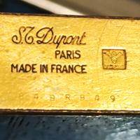 Accendino Dupont oro legno