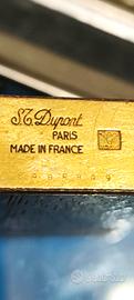 Accendino Dupont oro legno