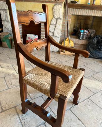 Sedie in legno massello