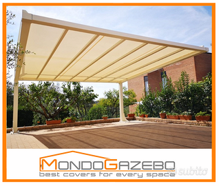 Carport 5x5 gazebo fisso box auto pensilina