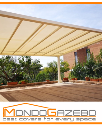 Carport 5x5 gazebo fisso box auto pensilina