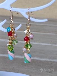 Orecchini Colorati Marshmallow 