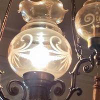 lampadario Vintage stile liberty 