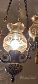 lampadario Vintage stile liberty 