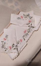 Completo letto Galluccio d'oro ricamato 