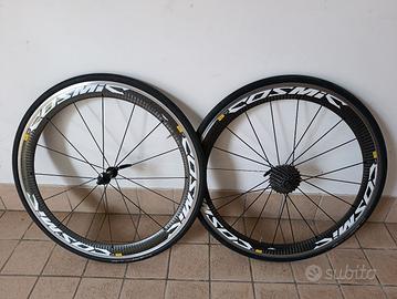 Ruote in carbonio per bicicletta da corsa Mavic