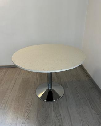 Tavolo Rotondo Ø110 - Piano effetto marmo 500€